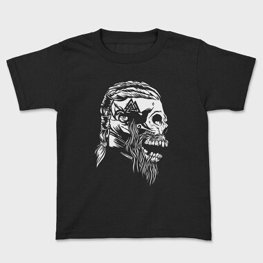 Viking Skull 3, Kids' T-Shirt