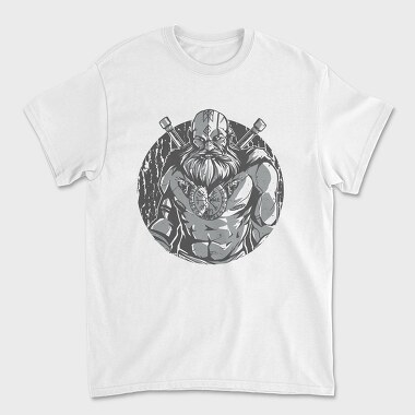 Viking Tattoo Crows, Unisex Men's T-Shirt