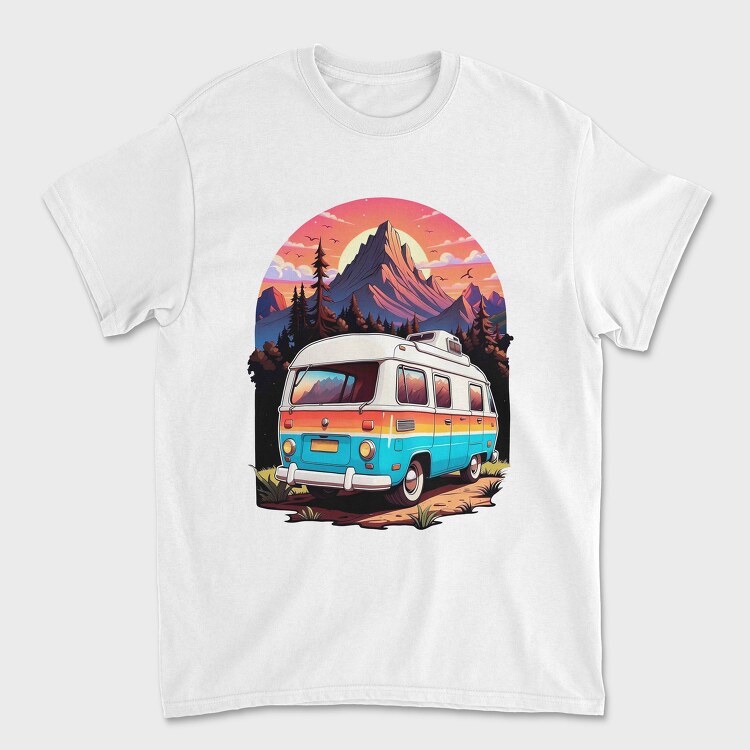 Vintage Bus, Unisex Men's T-Shirt