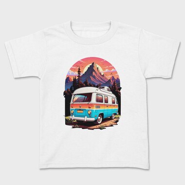 Vintage Bus, Kids' T-Shirt