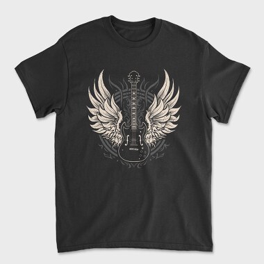 Vintage Gitar Rock, Unisex Men's T-Shirt