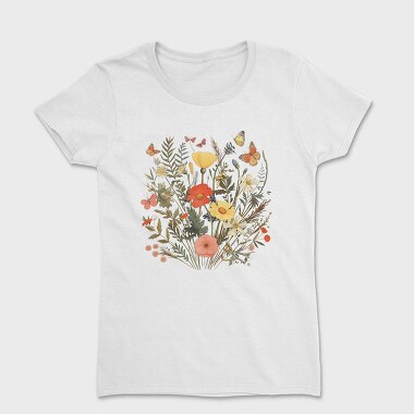 Vintage Wildflowers, Women's T-Shirt