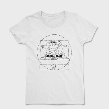 Vitruvian Dj, Women's T-Shirt