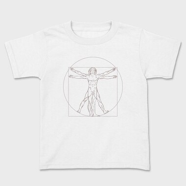 Vitruvian Man, Kids' T-Shirt