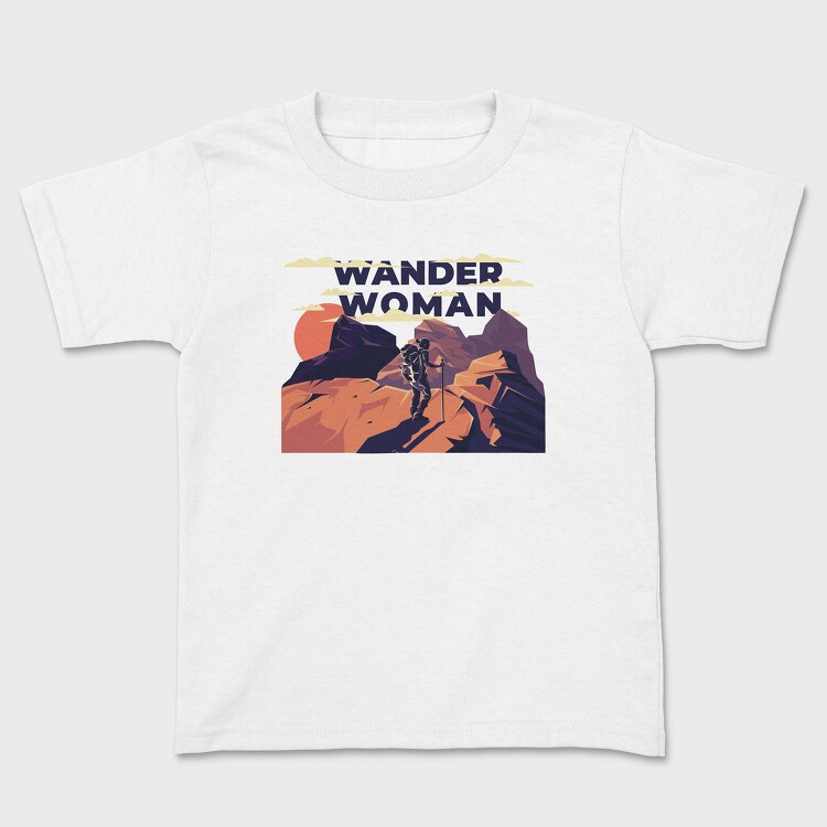 Wander Woman, Kids' T-Shirt