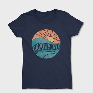 Waves Sunset, Women's T-Shirt