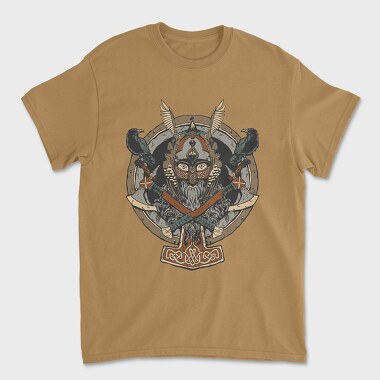 Winged Viking, Унисекс Мъжка Тениска