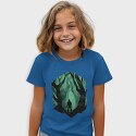 Wireframe Dissolve Reality Hand, Kids' T-Shirt