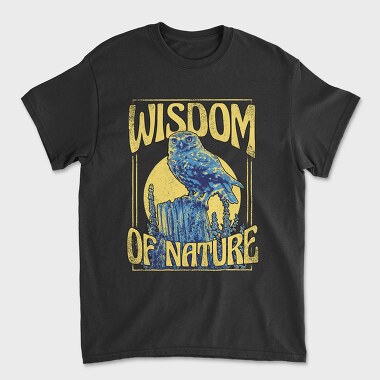 Wisdom of Nature, Unisex Men's T-Shirt