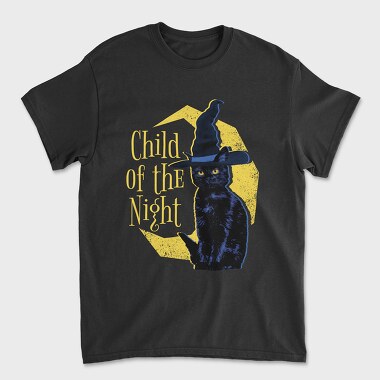 Witch Cat, Unisex Men's T-Shirt