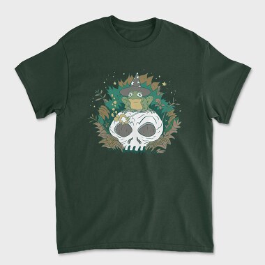 Wizard Frog Skull, Unisex Men's T-Shirt