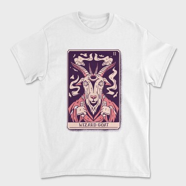 Wizard Goat Tarot Card, Unisex Men's T-Shirt