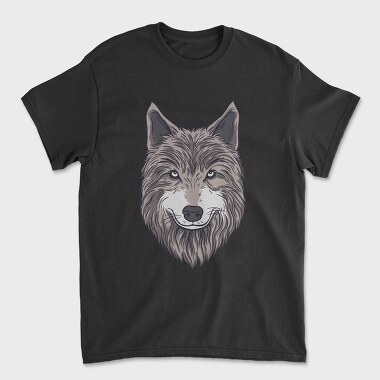 Wolf Portrait 1, Unisex Men's T-Shirt