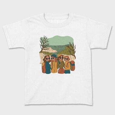 Women Travel, Kids' T-Shirt