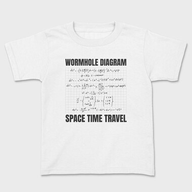 Wormhole Diagram, Kids' T-Shirt