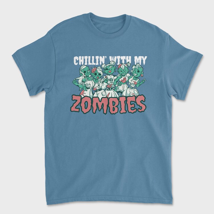 Zombie Besties, Unisex Men's T-Shirt