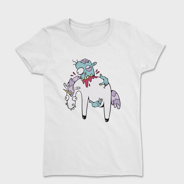 Дамска Тениска, Zombie Eating Unicorn