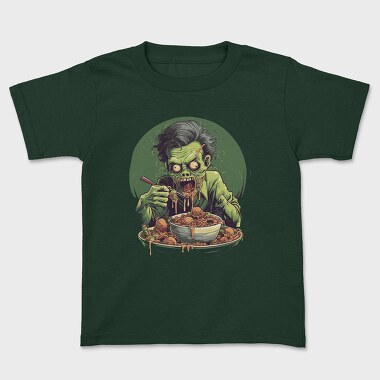 Zombie Eating, Kids' T-Shirt
