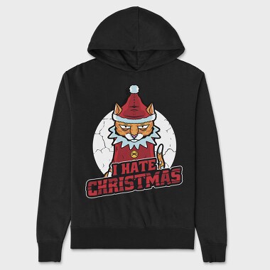 Hate Christmas, Unisex Men's Hoodie