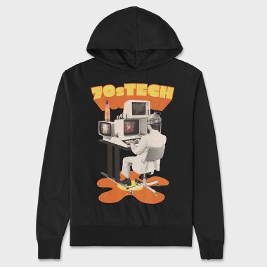 70 S Tech, Unisex Men's Hoodie