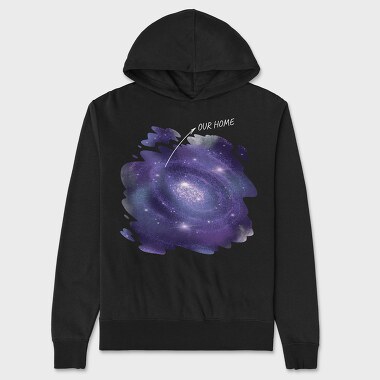 Milky Way, Unisex Men's Hoodie