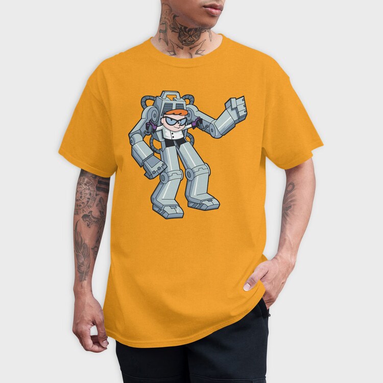 Dogzilla Retro Japanese, Унисекс Мъжка Тениска