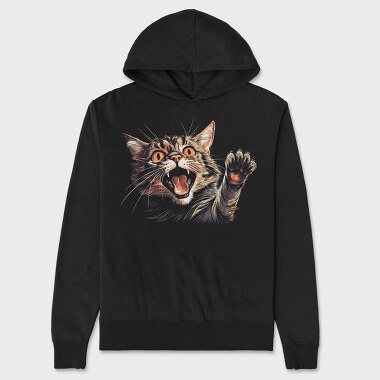 Cat Graphic, Unisex Men's Hoodie