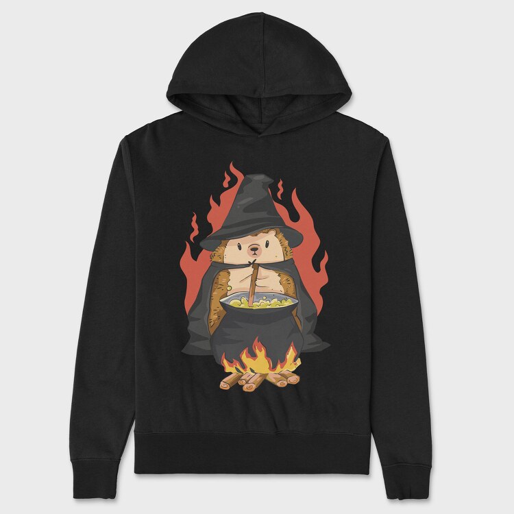 Hedgehog Halloween, Unisex Men's Hoodie