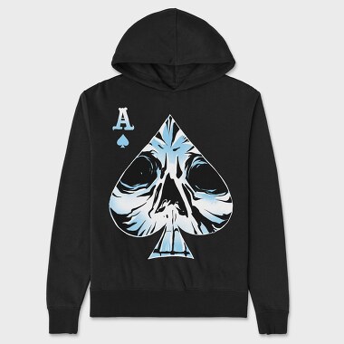 Ace Skull, Unisex Men's Hoodie