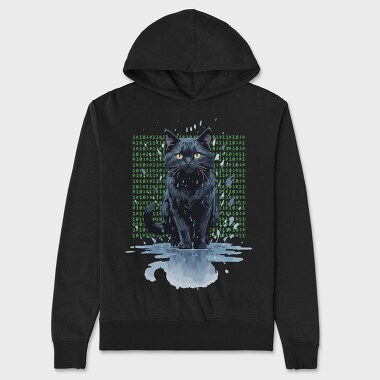 Cat in the Rain, Unisex Men's Hoodie