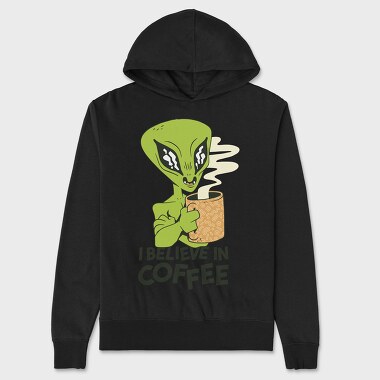 Alien Coffee, Unisex Men's Hoodie