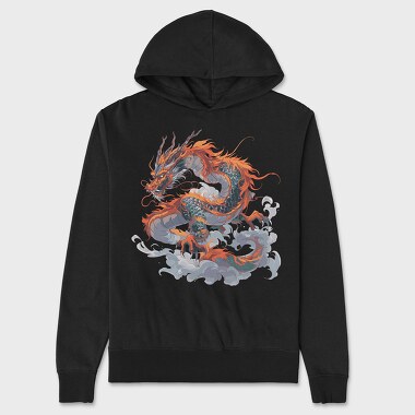 Dragon Chinese, Unisex Men's Hoodie