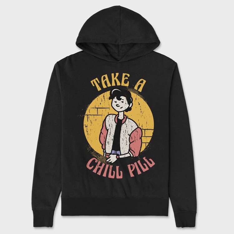 Take a Chill Pill, Unisex Men's Hoodie