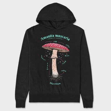 Amanita Muscaria, Unisex Men's Hoodie