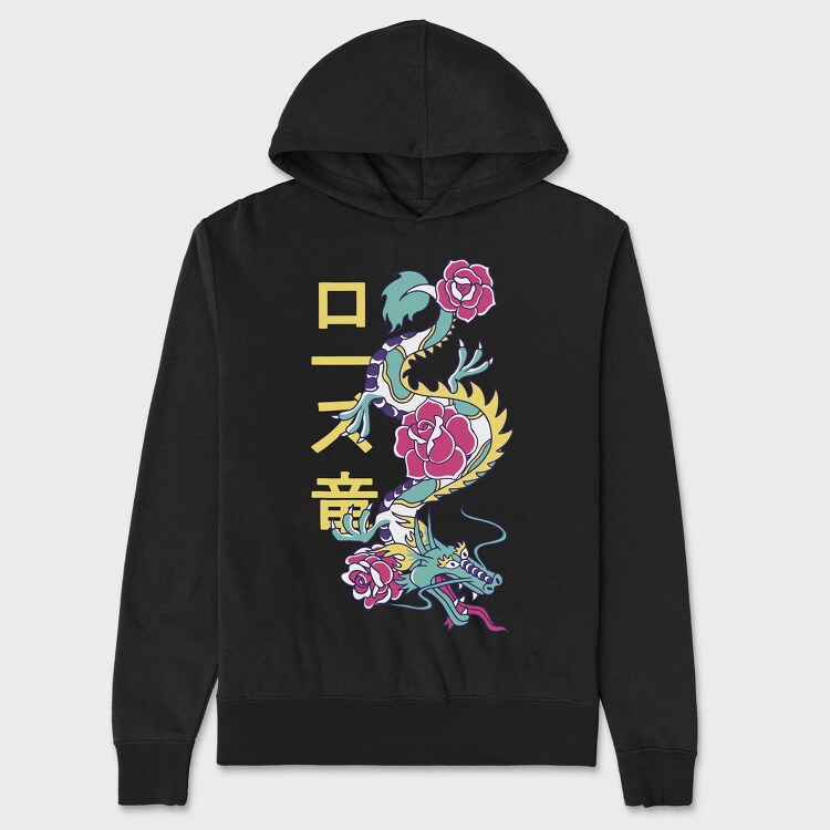 Tattoo Dragon, Unisex Men's Hoodie