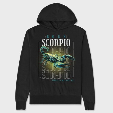 Unisex Men's Hoodie, Horoscope Scorpion