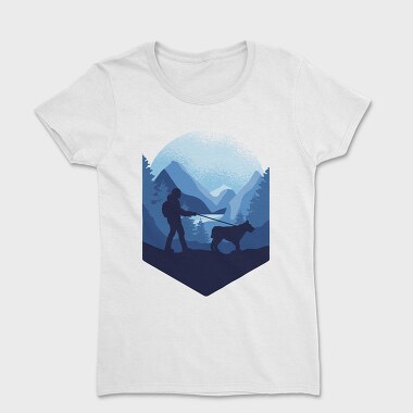 Dog Trekking, Women's T-Shirt