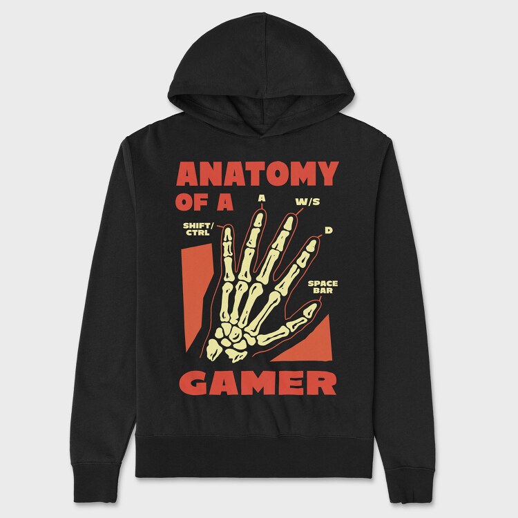 Anatomy of a Gamer, Унисекс Мъжко Суичър