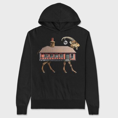 House Animal Goat, Unisex Men's Hoodie