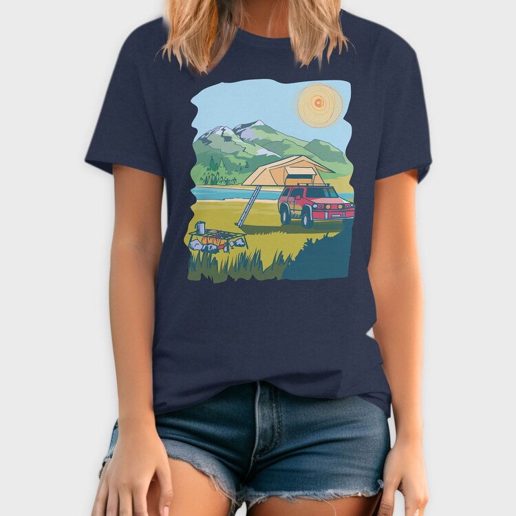 The More I Like My Dog, Unisex Men's T-Shirt