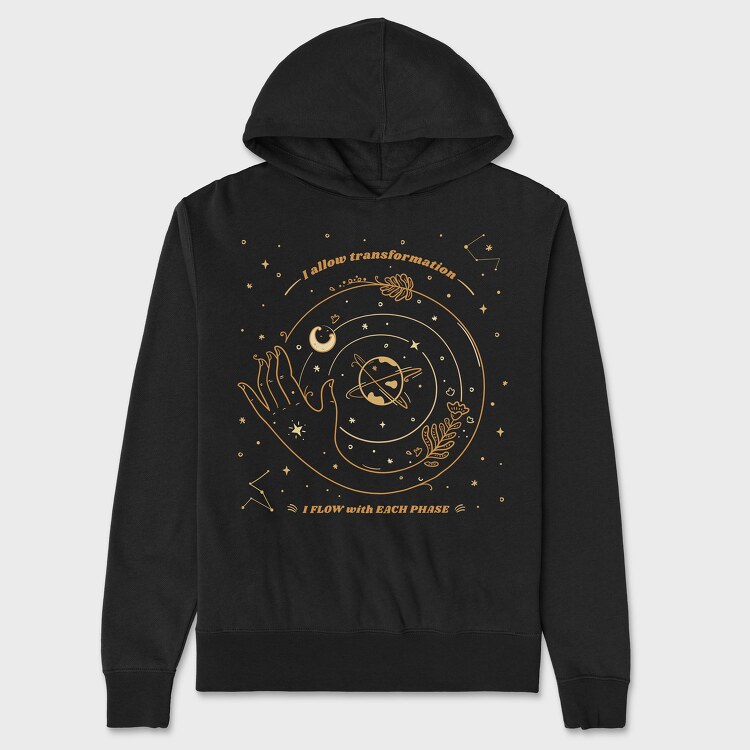 I Allow Transformation, Unisex Men's Hoodie