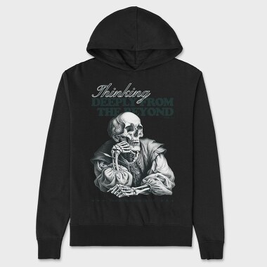 Thinking Deeply From the Beyond, Unisex Men's Hoodie