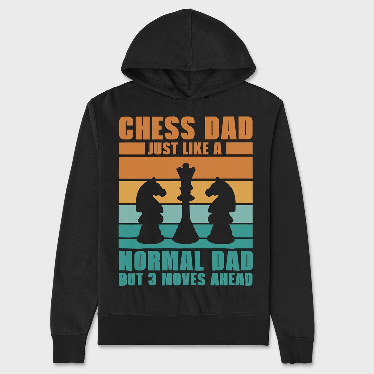 Chess Dad, Унисекс Мъжко Суичър