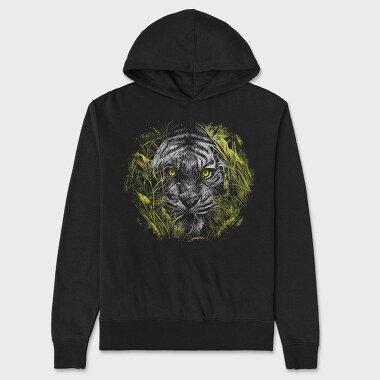 Tiger Hiding, Unisex Men's Hoodie