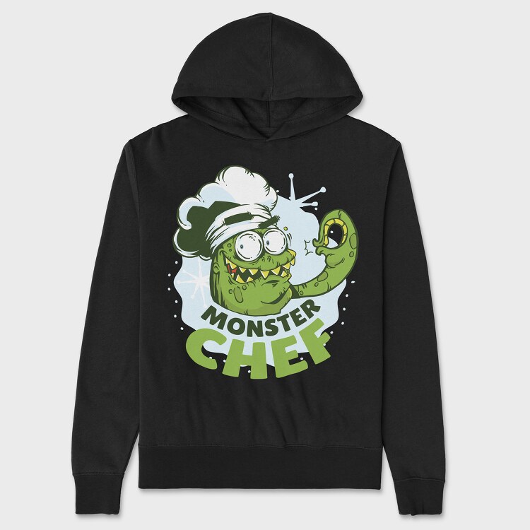 Monster Chef, Unisex Men's Hoodie