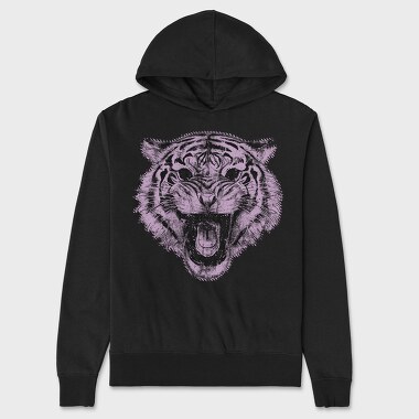 Tiger Roaring, Unisex Men's Hoodie
