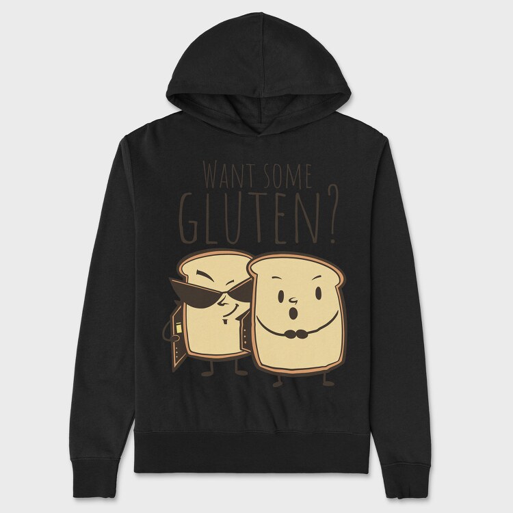 Toasts Gluten, Unisex Men's Hoodie