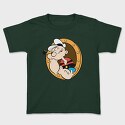 Astronaut Husky, Unisex Men's T-Shirt