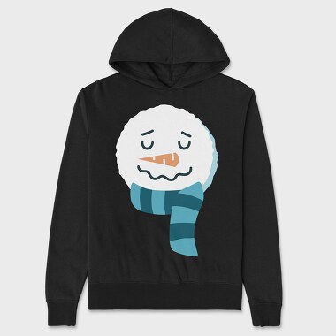 Christmas Snowman Faces 1, Unisex Men's Hoodie
