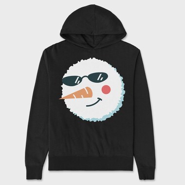 Christmas Snowman Faces 3, Unisex Men's Hoodie